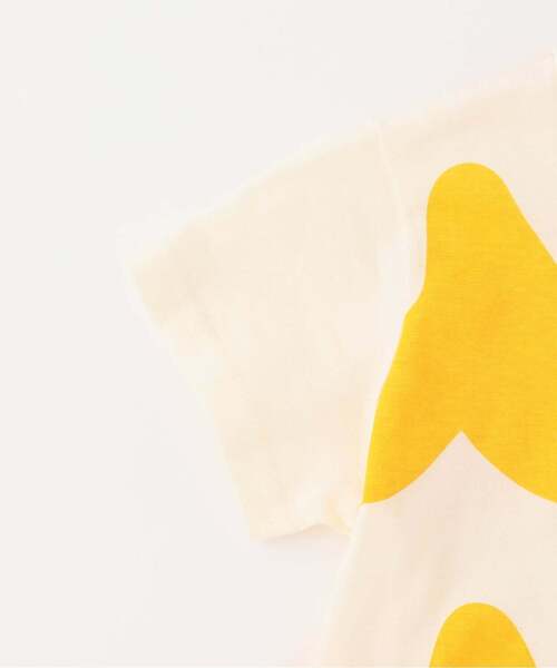 sense of wonder（センスオブワンダー）の「なみなみ半袖Tシャツ（Tシャツ/カットソー・キッズ・イエロー/ターコイズブルー・120cm/110cm/100cm/90cm/80ｃｍ/130cm）」の5枚目の写真