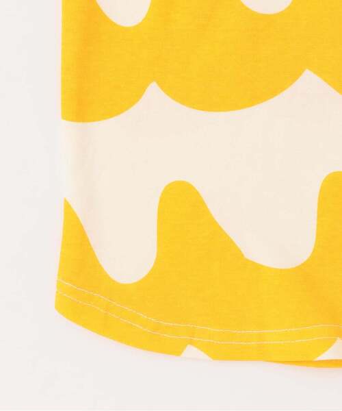 sense of wonder（センスオブワンダー）の「なみなみ半袖Tシャツ（Tシャツ/カットソー・キッズ・イエロー/ターコイズブルー・120cm/110cm/100cm/90cm/80ｃｍ/130cm）」の7枚目の写真