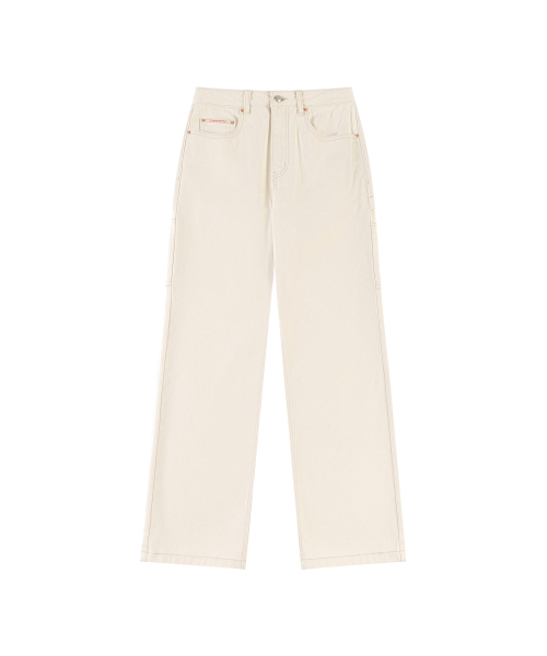 VANONE ATELIER(バノンアトリエ)の「P3279 ウォッシュドワークパンツ_クリーム(その他パンツ・レディース・Cream・SMALL/MEDIUM/LARGE)」の2枚目の写真