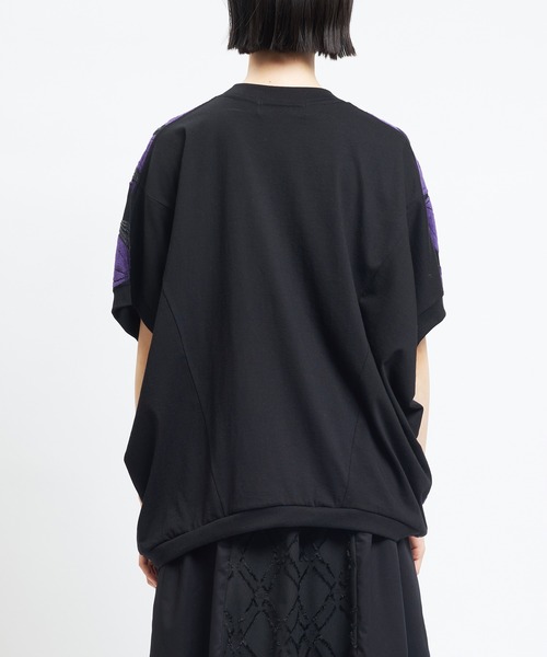 gomme（ゴム）の「チューリップバルーンＴ（Tシャツ/カットソー・レディース・グレー/ブラック/ホワイト・MEDIUM）」の15枚目の写真