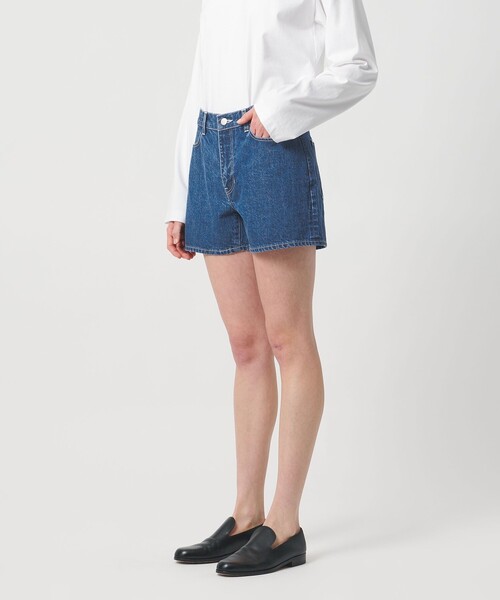 LOEFF(ロエフ)の「<LOEFF>13OZ ショート ブリーチ デニム パンツ(デニムパンツ・レディース・コバルトブルー・0/1)」の3枚目の写真