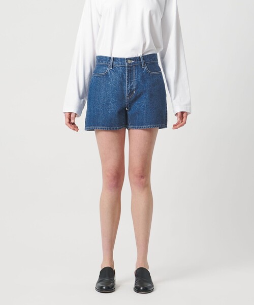 LOEFF(ロエフ)の「<LOEFF>13OZ ショート ブリーチ デニム パンツ(デニムパンツ・レディース・コバルトブルー・0/1)」の8枚目の写真