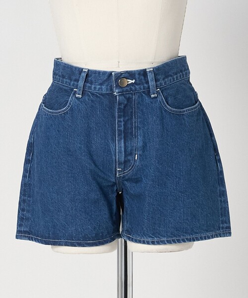LOEFF(ロエフ)の「<LOEFF>13OZ ショート ブリーチ デニム パンツ(デニムパンツ・レディース・コバルトブルー・0/1)」の9枚目の写真