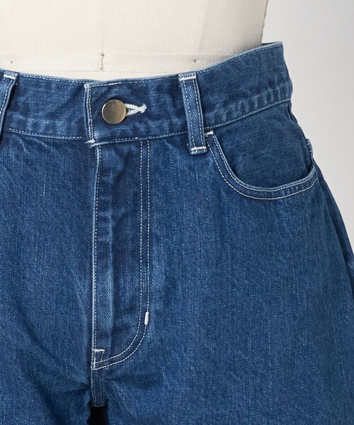 LOEFF(ロエフ)の「<LOEFF>13OZ ショート ブリーチ デニム パンツ(デニムパンツ・レディース・コバルトブルー・0/1)」の11枚目の写真