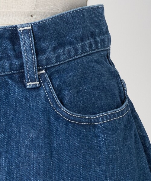 LOEFF(ロエフ)の「<LOEFF>13OZ ショート ブリーチ デニム パンツ(デニムパンツ・レディース・コバルトブルー・0/1)」の12枚目の写真