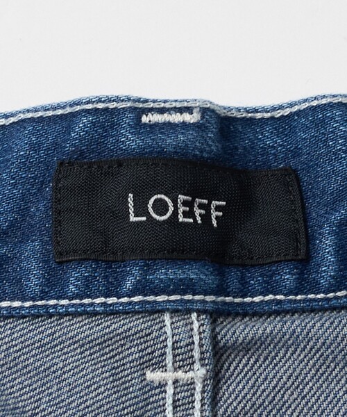 LOEFF(ロエフ)の「<LOEFF>13OZ ショート ブリーチ デニム パンツ(デニムパンツ・レディース・コバルトブルー・0/1)」の18枚目の写真