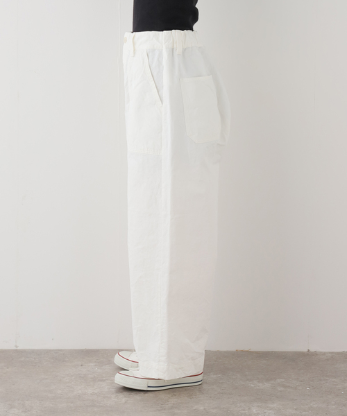 JOURNAL STANDARD LUXE（ジャーナルスタンダード　ラックス）の「ツイルベイカーパンツ（その他パンツ・レディース・ブラウン系その他/ホワイト・SMALL/MEDIUM）」の12枚目の写真