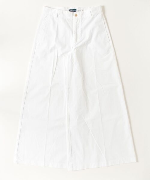 POLO RALPH LAUREN（ポロ ラルフ ローレン）の「コットン リラックス ワイドレッグ パンツ（その他パンツ・レディース・ホワイト・2/0/4/6）」の2枚目の写真