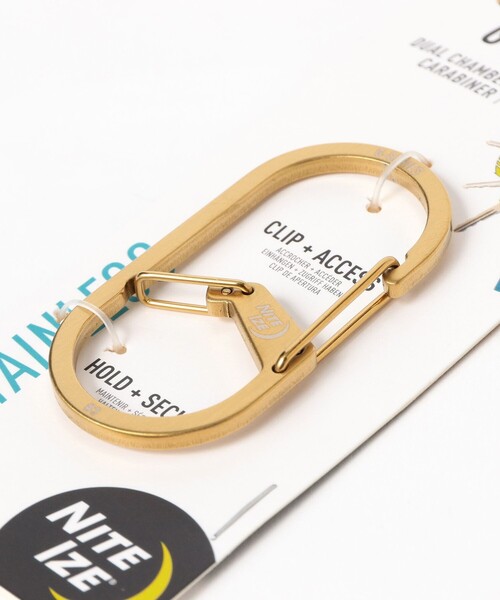 bpr BEAMS(ビーピーアール ビームス )の「NI_G-BINER_BRASS(キーホルダー・レディース・ゴールド・ONE SIZE)」の4枚目の写真