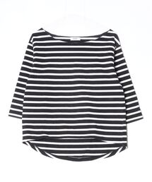 haunt（ハウント）の「ボーダー柄長袖カットソー（Tシャツ/カットソー）」