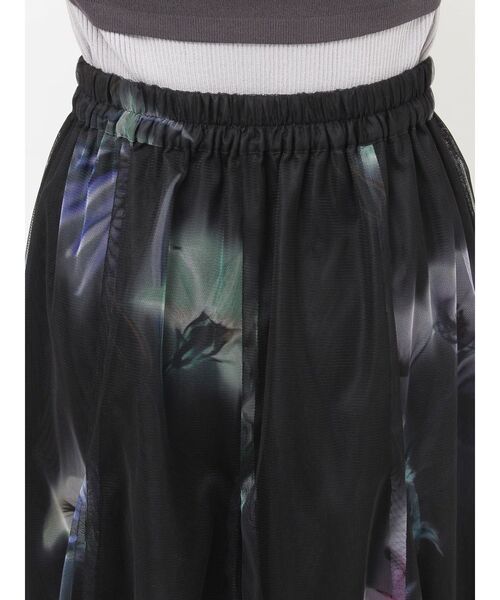 MURUA(ムルーア)の「ブラーフラワーフレアスカート(スカート・レディース・ブラウン/ブラック・FREE)」の16枚目の写真