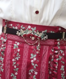 axes femme | 苺モチーフ細ゴムベルト(ベルト)