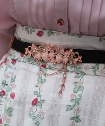 axes femme | 苺モチーフ細ゴムベルト(ベルト)