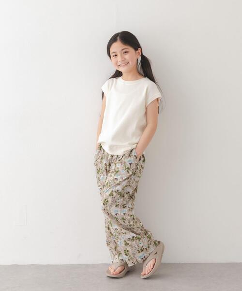 URBAN RESEARCH DOORS（アーバンリサーチドアーズ）の「『親子リンク』フラワープリントイージーパンツ(KIDS)（その他パンツ・キッズ・ホワイト系その他/ベージュ系その他/グレー系その他・105/120/135）」の6枚目の写真