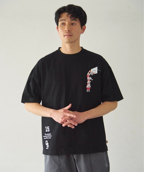 Duckster(ダックスター)の「Duckster/ダックスター 吸水速乾 ルーズフィット S/STEE(DUNK)(Tシャツ/カットソー・メンズ・モカ/ホワイト/ブラック・MEDIUM/LARGE/X-LARGE)」の3枚目の写真