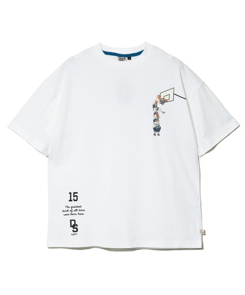 Duckster(ダックスター)の「Duckster/ダックスター 吸水速乾 ルーズフィット S/STEE(DUNK)(Tシャツ/カットソー・メンズ・モカ/ホワイト/ブラック・MEDIUM/LARGE/X-LARGE)」の4枚目の写真