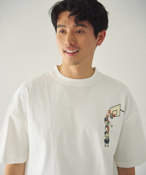 Duckster(ダックスター)の「Duckster/ダックスター 吸水速乾 ルーズフィット S/STEE(DUNK)(Tシャツ/カットソー・メンズ・モカ/ホワイト/ブラック・MEDIUM/LARGE/X-LARGE)」の9枚目の写真
