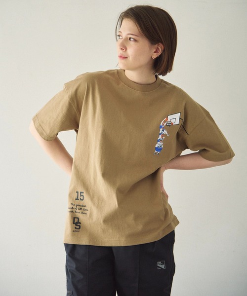 Duckster(ダックスター)の「Duckster/ダックスター 吸水速乾 ルーズフィット S/STEE(DUNK)(Tシャツ/カットソー・メンズ・モカ/ホワイト/ブラック・MEDIUM/LARGE/X-LARGE)」の13枚目の写真