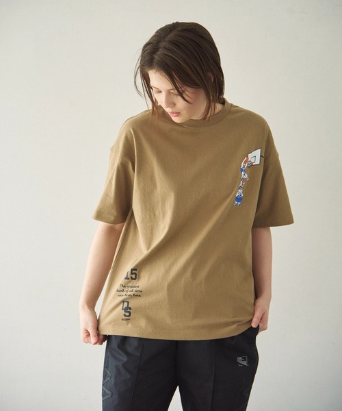 Duckster(ダックスター)の「Duckster/ダックスター 吸水速乾 ルーズフィット S/STEE(DUNK)(Tシャツ/カットソー・メンズ・モカ/ホワイト/ブラック・MEDIUM/LARGE/X-LARGE)」の14枚目の写真