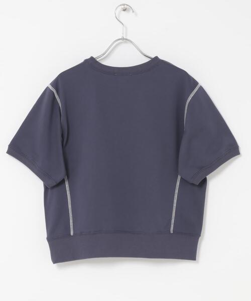 ITEMS URBANRESEARCH（アイテムズ アーバンリサーチ）の「カラーステッチスウェット（Tシャツ/カットソー・レディース・ネイビー/ベージュ/ライトグレー・FREE）」の21枚目の写真