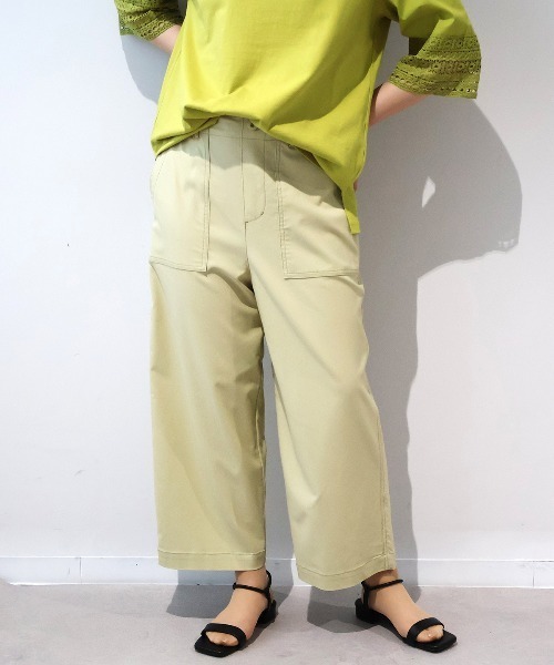 MB mint breeze(エムビーミントブリーズ)の「【L~6L 大きいサイズ】ストレッチベイカーパンツ(その他パンツ・レディース・カーキ/ベージュ/ネイビー・5L/4L/3L/LL/6L)」の7枚目の写真