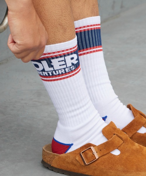 POLeR(ポーラー)の「POLeR/ポーラー SKATE SOCKS 2026年 夏 夏服(ソックス/靴下・メンズ・ブラック/レッド/グレイッシュブルー・ONE SIZE)」の2枚目の写真
