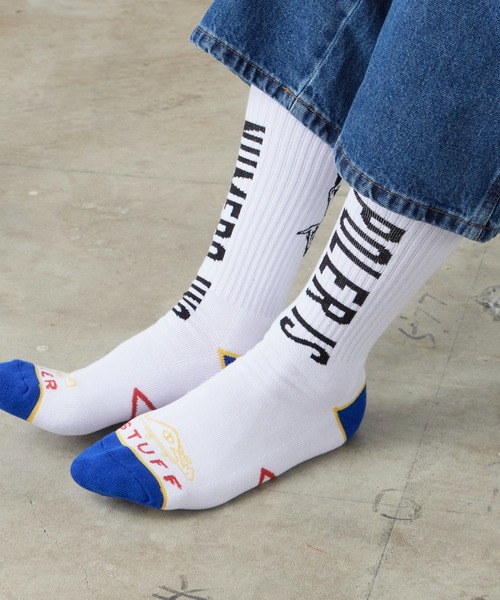 POLeR(ポーラー)の「POLeR/ポーラー SKATE SOCKS 2026年 夏 夏服(ソックス/靴下・メンズ・ブラック/レッド/グレイッシュブルー・ONE SIZE)」の3枚目の写真