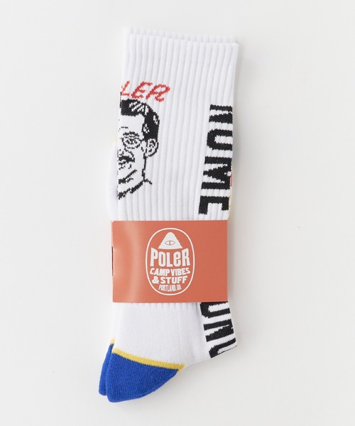 POLeR(ポーラー)の「POLeR/ポーラー SKATE SOCKS 2026年 夏 夏服(ソックス/靴下・メンズ・ブラック/レッド/グレイッシュブルー・ONE SIZE)」の17枚目の写真