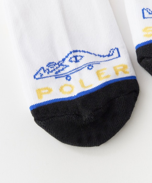 POLeR(ポーラー)の「POLeR/ポーラー SKATE SOCKS 2026年 夏 夏服(ソックス/靴下・メンズ・ブラック/レッド/グレイッシュブルー・ONE SIZE)」の12枚目の写真