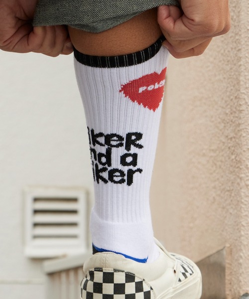 POLeR(ポーラー)の「POLeR/ポーラー SKATE SOCKS 2026年 夏 夏服(ソックス/靴下・メンズ・ブラック/レッド/グレイッシュブルー・ONE SIZE)」の14枚目の写真