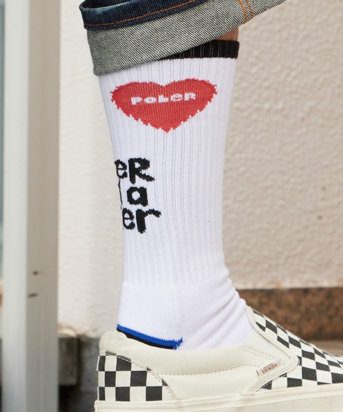 POLeR(ポーラー)の「POLeR/ポーラー SKATE SOCKS 2026年 夏 夏服(ソックス/靴下・メンズ・ブラック/レッド/グレイッシュブルー・ONE SIZE)」の16枚目の写真