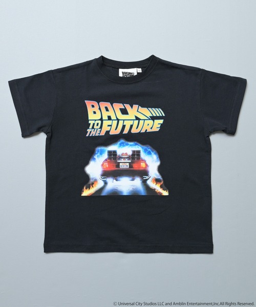 MARKEY'S（マーキーズ）の「【BACK TO THE FUTURE】別注プリントTシャツ/おとな（Tシャツ/カットソー・レディース・ブラック/オフホワイト・160cm/180cm）」の2枚目の写真