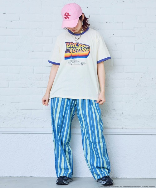 MARKEY'S（マーキーズ）の「【BACK TO THE FUTURE】別注プリントTシャツ/おとな（Tシャツ/カットソー・レディース・ブラック/オフホワイト・160cm/180cm）」の5枚目の写真