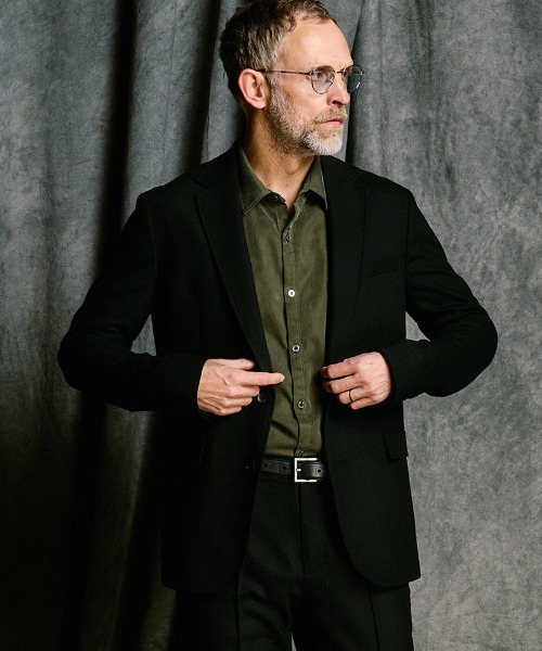 wjk（ダヴルジェイケイ）の「mj11524- comfort tailored jacket テーラードジャケット(2097 wo10j)（テーラードジャケット・メンズ・ブラック/ベージュ/ネイビー・S/M/L/XL）」の9枚目の写真