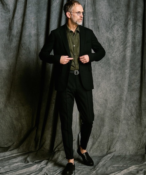 wjk（ダヴルジェイケイ）の「mj11524- comfort tailored jacket テーラードジャケット(2097 wo10j)（テーラードジャケット・メンズ・ブラック/ベージュ/ネイビー・S/M/L/XL）」の10枚目の写真