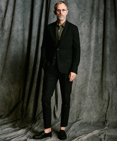 wjk（ダヴルジェイケイ）の「mj11524- comfort tailored jacket テーラードジャケット(2097 wo10j)（テーラードジャケット・メンズ・ブラック/ベージュ/ネイビー・S/M/L/XL）」の11枚目の写真