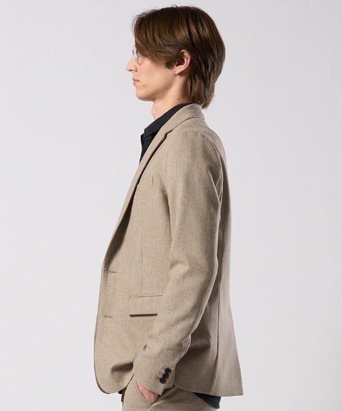 wjk（ダヴルジェイケイ）の「mj11524- comfort tailored jacket テーラードジャケット(2097 wo10j)（テーラードジャケット・メンズ・ブラック/ベージュ/ネイビー・S/M/L/XL）」の19枚目の写真