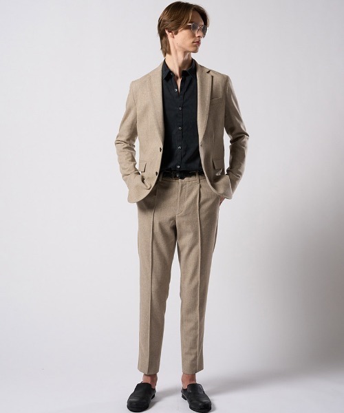 wjk（ダヴルジェイケイ）の「mj11524- comfort tailored jacket テーラードジャケット(2097 wo10j)（テーラードジャケット・メンズ・ブラック/ベージュ/ネイビー・S/M/L/XL）」の21枚目の写真