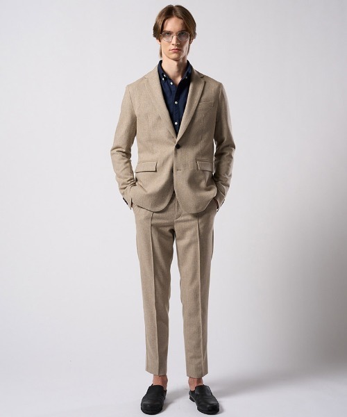 wjk（ダヴルジェイケイ）の「mj11524- comfort tailored jacket テーラードジャケット(2097 wo10j)（テーラードジャケット・メンズ・ブラック/ベージュ/ネイビー・S/M/L/XL）」の22枚目の写真