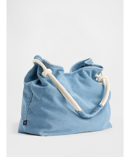 GAP(ギャップ)の「デニムロープ バケットバッグ(トートバッグ・レディース・インディゴブルー・ONE SIZE)」の2枚目の写真