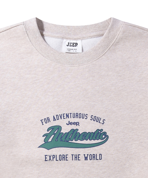 JEEP（ジープ）の「RUSH アセンティック スウェット (JQ5TSU822MB)（スウェット・レディース・その他・SMALL/MEDIUM/LARGE/X-LARGE/2XL）」の7枚目の写真