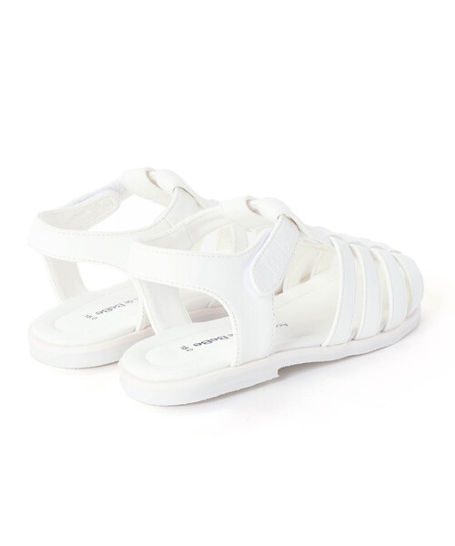 BeBe(ベベ)の「Tストラップメッシュカメサンダル(13~19cm)(サンダル・キッズ・ホワイト/ブラウン・15.0cm/14.0cm/13.0cm/17.0cm/16.0cm/19.0cm/18.0cm)」の11枚目の写真