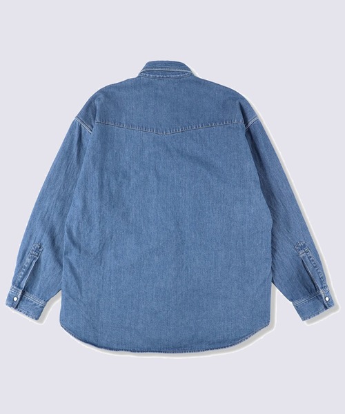 is-ness（イズネス）の「【is-ness/イズネス】WESTERN SHIRTS(Enzyme Wash)（シャツ/ブラウス・メンズ・ブラック/ダークインディゴブルー・L/M）」の10枚目の写真
