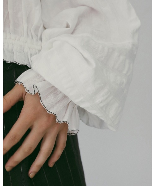 Gather Volume Blouse（シャツ/ブラウス）｜anuke（アンヌーク）の