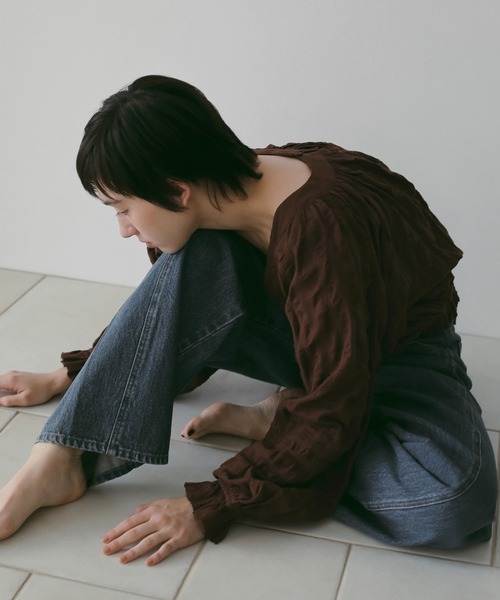 Gather Volume Blouse（シャツ/ブラウス）｜anuke（アンヌーク）の