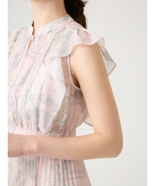 CELFORD(セルフォード)の「【洗える・接触冷感】バンダナシフォンワンピース(ワンピース・レディース・ネイビー/ライトピンク/オフホワイト・36/38)」の11枚目の写真