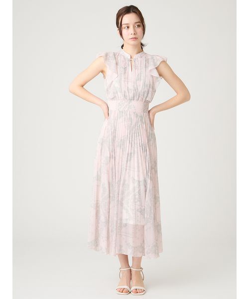 CELFORD(セルフォード)の「【洗える・接触冷感】バンダナシフォンワンピース(ワンピース・レディース・ネイビー/ライトピンク/オフホワイト・36/38)」の8枚目の写真