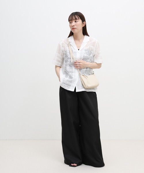 select MOCA(セレクトモカ)の「2WAYハンドルミニホーボーバッグ(ハンドバッグ・レディース・ホワイト/ブラック/ブラウン/キャメル・FREE)」の13枚目の写真