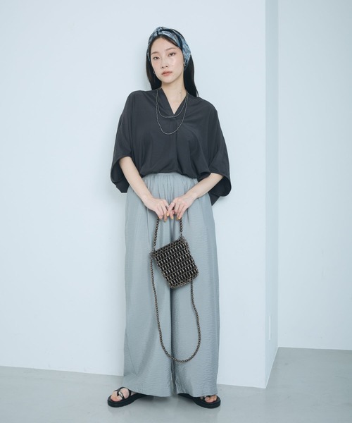 LEPSIM（レプシィム）の「ビーズミニショルダー　646448（ショルダーバッグ・レディース・シルバー/ガンメタ/ブラウン・ONE SIZE）」の21枚目の写真