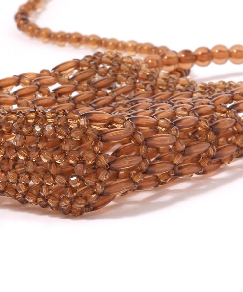 LEPSIM（レプシィム）の「ビーズミニショルダー　646448（ショルダーバッグ・レディース・シルバー/ガンメタ/ブラウン・ONE SIZE）」の13枚目の写真